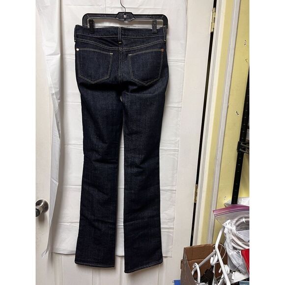 Old Navy The Flirt Women Size 27 Waist Blue Dark Wash Stretch Denim Jean CGH-C - Picture 7 of 8